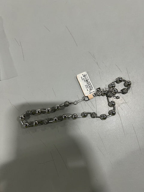 REBECCA MINKOFF SILVER RHODIUM BRACELET - SILVER - Brand New