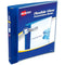 AVERY FLEXIBLE VIEW 3 RING BINDER 1 INCH ROUND RINGS 1 COUNT - BLUE - Brand New