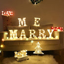 Marquee Letter Lights, 1000 PCS Red Silk Roses Light Up Letter - B08L4BYDDL - Like New
