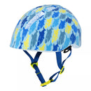 RASKULLZ LIL SHARKIE BICYCLE HELMET SIZE: 48CM-52CM - BLUE/NEON GREEN - Like New