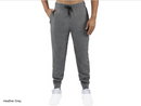 90 DEGREE MEN'S JOGGER PANTS WITH ZIPPER POCKETS - SIZE: MEN M - HEATHER GRAY - Brand New