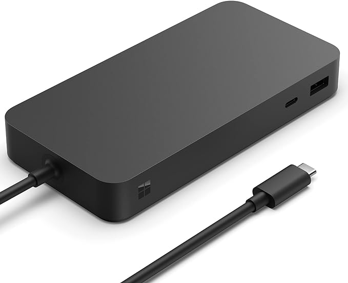 Microsoft Surface Thunderbolt 4 Dock Docking Station 4K T8I-00001 - Black - Like New