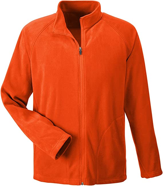 TT90 Team 365 Men S Campus Microfleece Jacket Sport Orange XL Like New