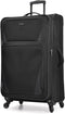 U.S. Traveler Aviron Bay Expandable Softside Luggage Spinner Wheels 31" - BLACK - Like New