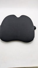 FORARI® Ortho Lumbar Support Pillow Ergonomically Designed Back (Black) - Brand New