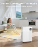AIUSEVO 30 PINT DEHUMIDIFIER FOR BASEMENT, 2500 SQ. FT, 0.52 GAL, AS300 - WHITE - Like New