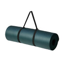 Amazon Basics Extra Thick Exercise Yoga Gym Floor Mat Carrying Strap - Cyan - Brand New