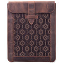 LONDO GENUINE LEATHER SLEEVE BAG – STYLISH & DURABLE FOR TABLETS - CINNAMON - Like New