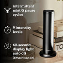 HOMEDICS SERENESCENT WATERLESS HOME FRAGRANCE DIFFUSER LARGE ROOMS - BLACK - Like New
