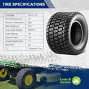 MaxAuto Fox V2 20x12.00-10 Tubeless Lawn & Garden Tractor Tire Set of 2 4PR - Like New