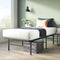 ZINUS RUMI 14" TWIN METAL BED FRAME, QUICK ASSEMBLY, ZU-FSSSB6ZC-14T - BLACK - Like New