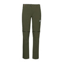 MAMMUT WOMENS OUTDOOR HIKING ZIP-OFF PANTS SIZE 6 (W10 EU36) - DARK MARSH - Brand New