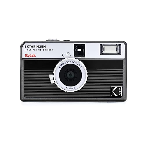 KODAK EKTAR H35N HALF FRAME FILM CAMERA FILM RK0300 - STRIPED BLACK - Brand New