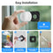 ZKCAI WINDOW CAMERA 2K 2.4G WIFI INDOOR CAMERAS T-CP11W1 - WHITE/BLACK - Like New