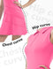 FKEEP WOMEN'S TENNIS GOLF DRESSES ZIPPER V-NECK - SIZE: WOMEN M - NEON PINK - Brand New