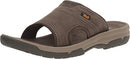 1015150 TEVA MEN'S M LANGDON SLIDE SANDALS WALNUT SIZE 8 - Like New