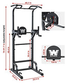 BARWING PULL UP BAR STATION POWER TOWER DIP STATION WITH 3D - Scratch & Dent