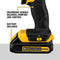 DEWALT 20V Max Cordless Drill / Driver Kit Compact 1/2" DCD771C2 - Yellow/BLACK - Like New