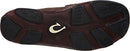 OK10128 OLUKAI MOLOA MEN'S PREMIUM LEATHER SHOES, SIZE 9 - DARK WOOD/JAVA - Like New