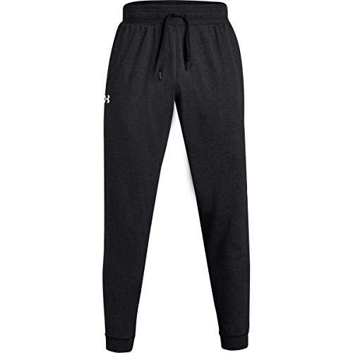 1317455 UNDER ARMOUR MEN'S UA HUSTLE FLEECE JOGGERS MEN L BLACK - Brand New