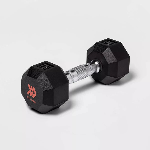 ALL IN MOTION HEX DUMBBELL -15LBS ALL IN MOTION - BLACK - Like New