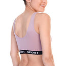 ANGELINA WOMEN'S SEAMLESS WIRE-FREE BRALETTE SPORT PRINT SET 6 PACK WOMEN S/M - Brand New