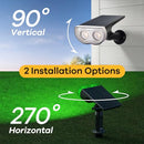 Conscio Solar Color Changing Outdoor Spotlights, 7 Lighting Modes, 6 Pack - Like New