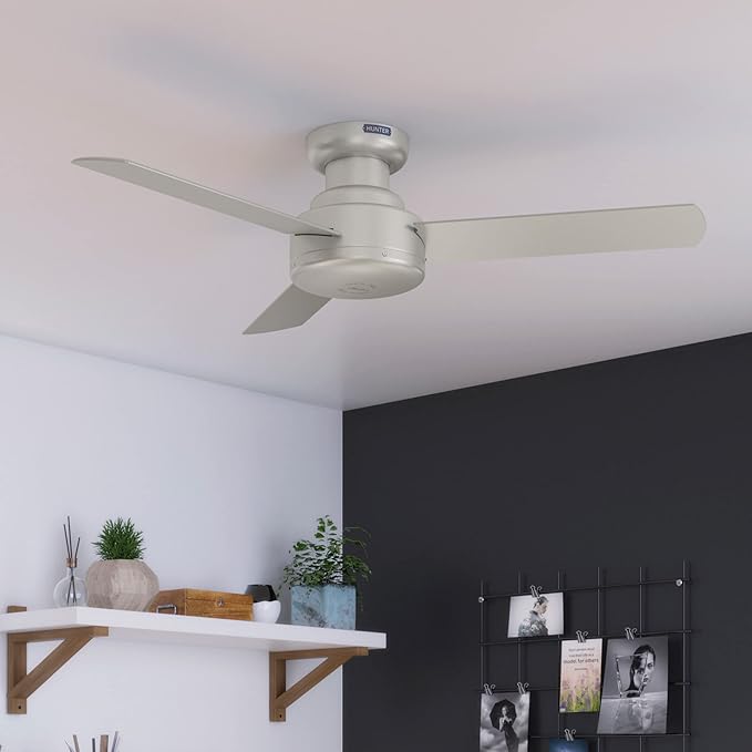 Hunter Fan Company 52403 Presto Ceiling Fan CC52403 - Matte Nickel - Like New