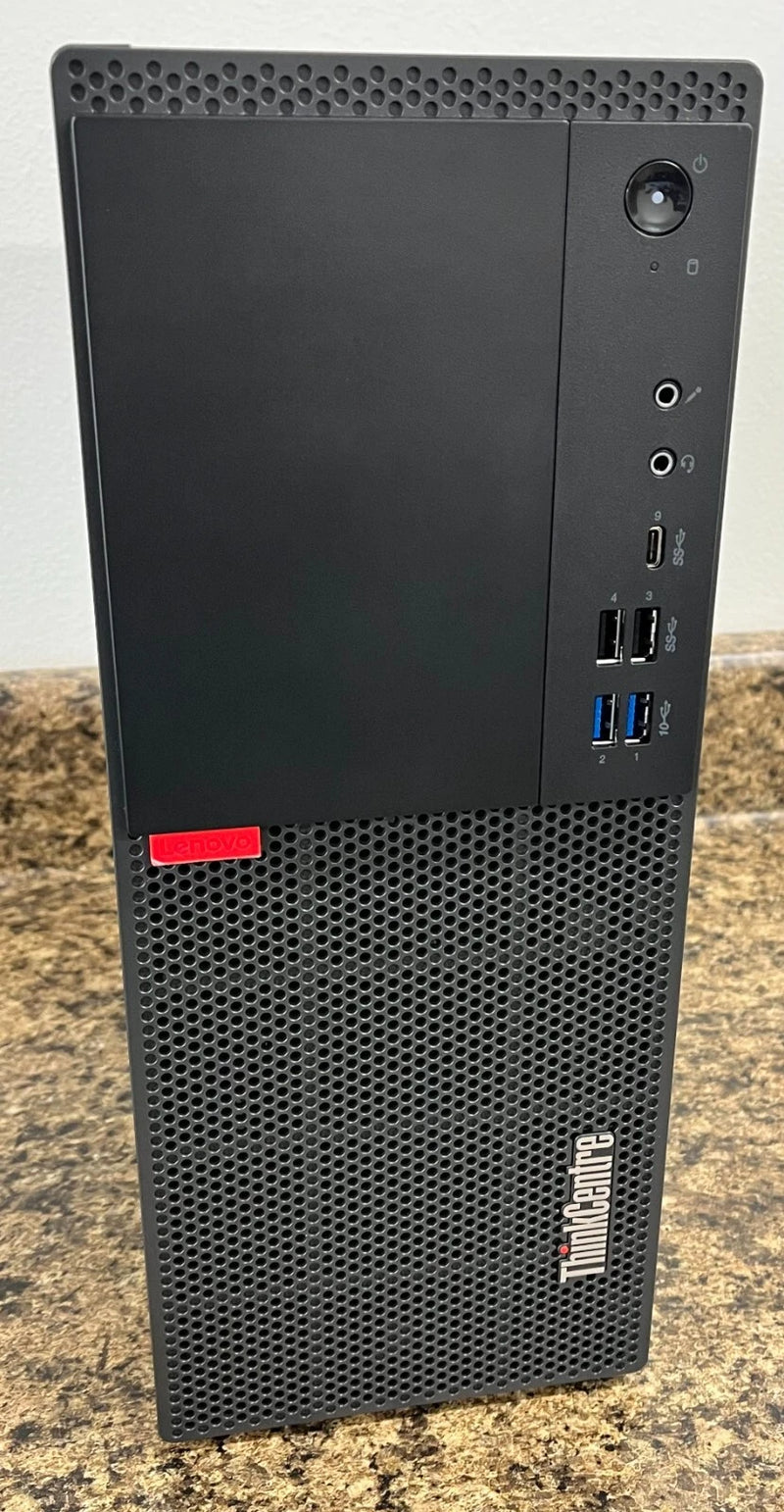 LENOVO THIMKCENTRE M720T I5-9500 32GB 512GB SSD  WINDOWS 11 PRO - BLACK - Like New