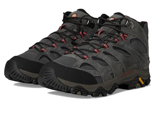MERRELL MEN'S MOAB 3 MID WATERPROOF HIKING BOOT - SIZE 10 BELUGA - Like New