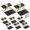 TONITRUI SILENT BALL CATCH, ADJUSABLE STRONG MAGNET DOOR CATCH (8 PACK, BLACK) - Like New