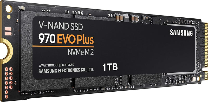 SAMSUNG 970 EVO PLUS SSD 1TB NVME M.2 INTERNAL SSD, V-NAND, MZ-V7S1T0B/AM-BLACK - Brand New