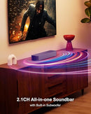 ULTIMEA 2.1ch Compact Sound Bar for TV, Built-in Subwoofer, APP Control - Like New