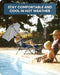 SPORT-BRELLA RECLINING BEACH CHAIR - DARK BLUE - Like New