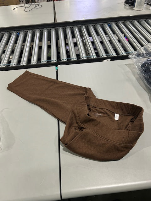 CUDDL DUDS WOMANS MEDIUM BROWN PANTS - SIZE: WOMEN M - BROWN - Like New
