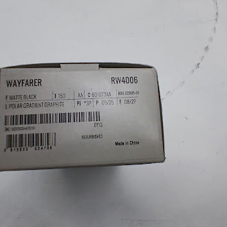 META RAY-BAN GLASSES WAYFARER, REGULAR - MATTE BLACK/POLARIZED GRADIENT GRAPHITE - Brand New