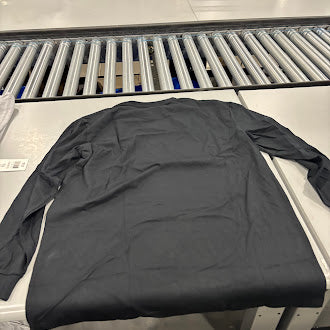 ACTION THREAD APARREL LIGHTWEIGHT LONG SLEEVE TEE SWEATER MENS - XL - BLACK - Brand New