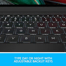 LOGITECH SLIM FOLIO PRO BACKLIT BLUETOOTH - 920-009670 - GRAPHITE - Like New