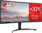 LG 35'' Curved UltraWide QHD HDR LG Monitor FreeSync 35WN65C-B - BLACK Like New