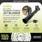 SUN JOE JET LEAF BLOWER W/ CORDLESS TURBINE & CHARGING, IONMAX 24V - BLACK/WHITE - Like New