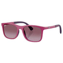 RAY-BAN SQUARE SUNGLASSES 7149/8H 2XS SIZE - FUCHSIA ON RUBBER VIOLET/GRADIENT - Like New