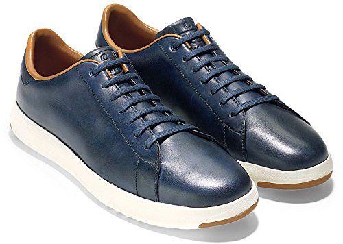 C22586 Cole Haan Men's Grandpro Tennis Sneaker, Blazer Blue Hand Stain, Size 11W - Like New