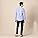 AMAZON ESSENTIALS MEN'S SLIM-FIT LONG-SLEEVE SHIRT SIZE M - BLUE PLAID/RED - Brand New