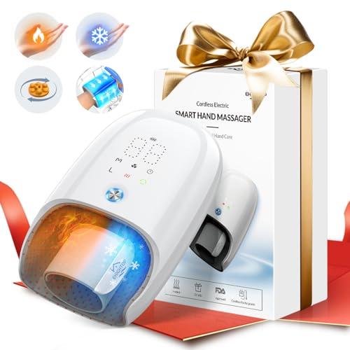 EHIGHTOP CORLESS ELECTRIC SMART HAND MASSAGER FE-0161 - WHITE - Like New