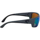 COSTA DEL MAR OSTA FANTAIL TF 98 MATTE GRAY FRAME GREEN MIRROR 580P 59-14-127 - Like New