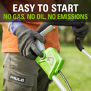 Greenworks 40V 14" Cordless (Push) Lawn Mower - GREEN - Like New