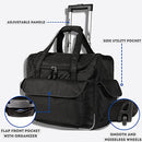 J WORLD DONNA 34.5L ROLLING DUFFEL BAG - BLACK - Brand New