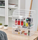 Large Cosmetic Makeup Organizer with Drawers and Dustproof Lid B08GSKWGTH - Brand New