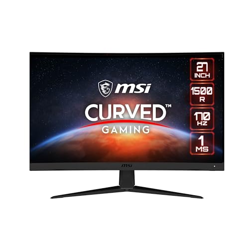 MSI G27C5 E2, 27" Gaming Monitor, 1920 x 1080 (FHD), VA, 170Hz Black Like New