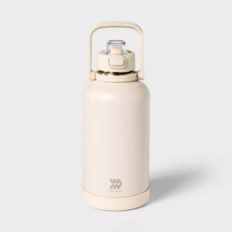 ALL IN MOTION 64OZ STAINLESS STEEL VACUUM INSULATED WATER - Scratch & Dent